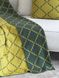 Покривало бавовняне 150x200 LA MODNO DIAMOND Green-Yellow (100% бавовна) зелене 200175 фото 3